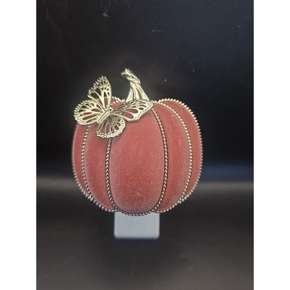 Bath & Body Works FLOCKED BUTTERFLY PUMPKIN LIGHT UP 24/7 Wallflower Plug In - Picture 2 of 5